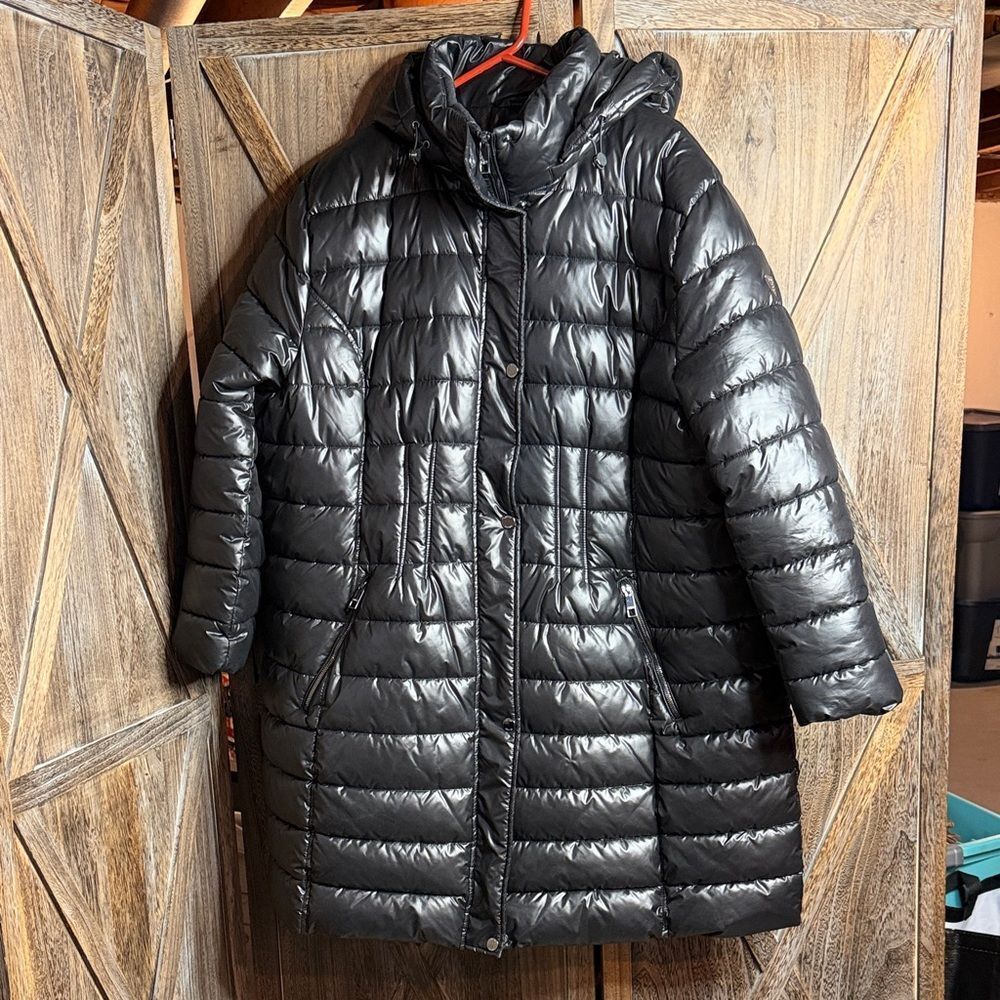 Women's GUESS Black Puffer Jacket